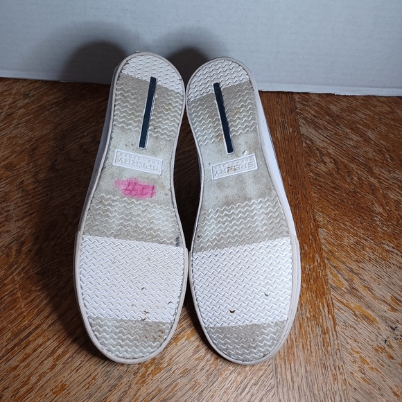 WOMENS SPERRY TOP-SIDER BAHAMA PEWTER SEQUIN SHOES YG46250 SZ 5M see pictures fo - Picture 8 of 9